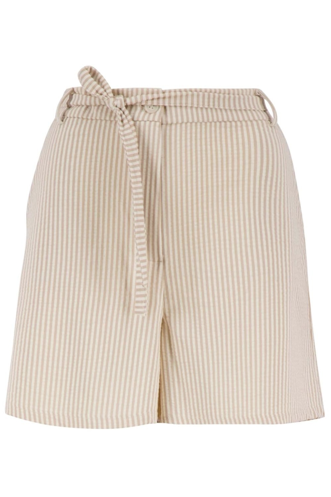 STREEP STRUCTUUR SHORT 0303 065 SAHARA/WIT